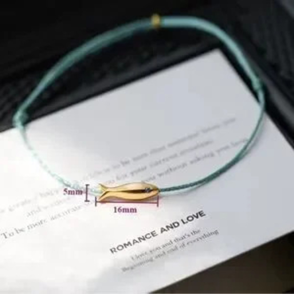 Koi Fish Anklet Rope String Boho - Picture 3 of 3